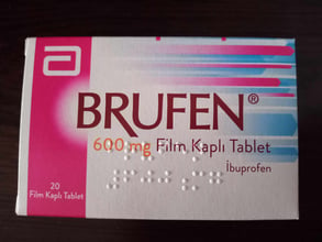 Brufen 600 mg. Ibuprofen/ибупрофен 20 таблетки за облекчаване на болка, възпаление и треска