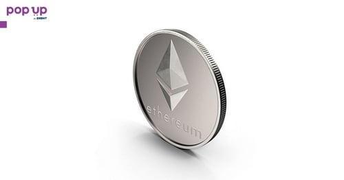 Етериум монета / Ethereum Coin ( ETH ) - Silver =