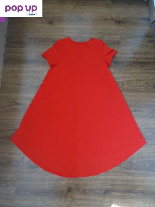 LulaRoe Миди ефирна рокля с къс ръкав