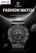 Foxbox Black 0030 Мъжки кварцов и цифров часовник
