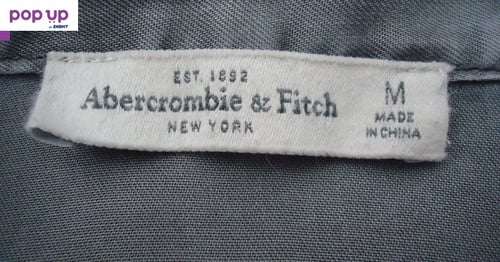 Abercrombie & Fitch Дамска асиметрична риза с дълги ръкави