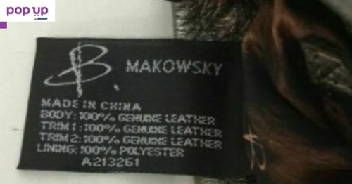 B Makowsky Мини чанта естесвена кожа