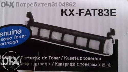 Тонер Canon Канон Лента KX-P 170 Панасоник Panasonic KX-FAT83Ec KX-FAT83E