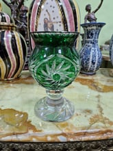 Антикварна колекционерска кристална ваза Bohemia
