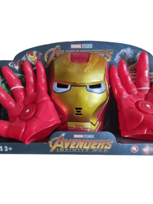 Играчка Супергерои-комплект светеща маска и две ръкавици