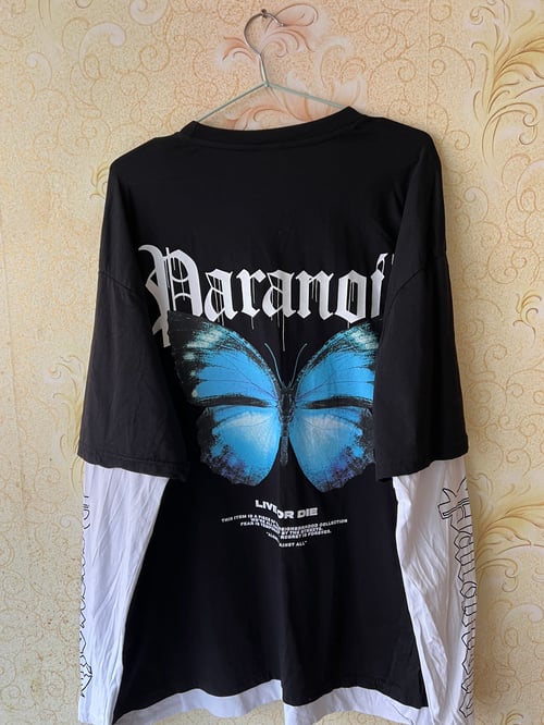 Мъжка блуза с пеперуда 🦋 XL размер 100% памук 🖤