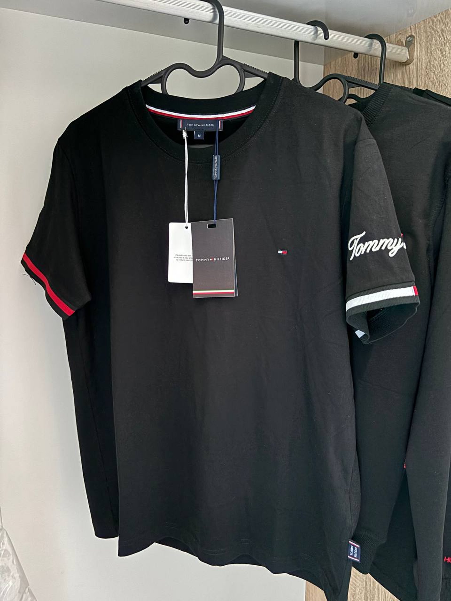 Tommy Hilfiger Черна тениска XL-3XL