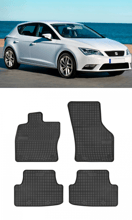 Гумени стелки Frogum за Audi A3 13-20 VW Golf VII 12-19 Seat Leon 3 12-20