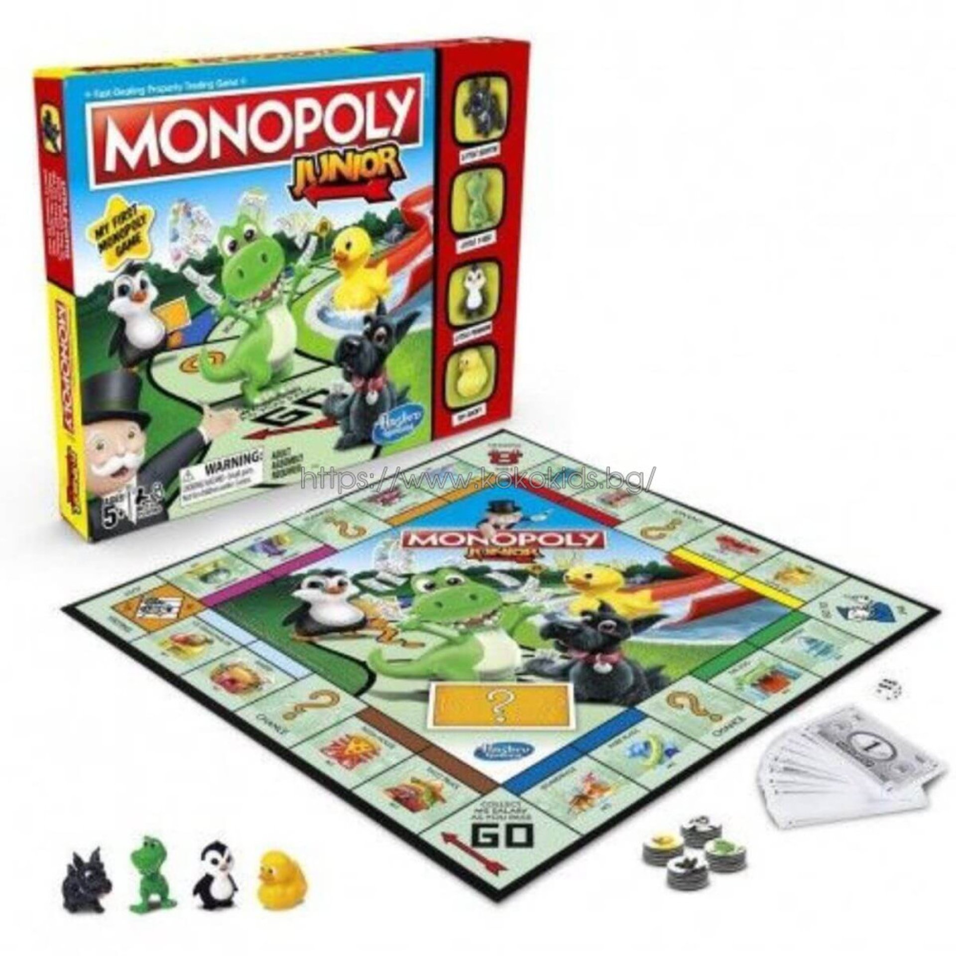 НАСТОЛНА ИГРА MONOPOLY JUNIOR - БЪЛГАРСКИ ЕЗИК