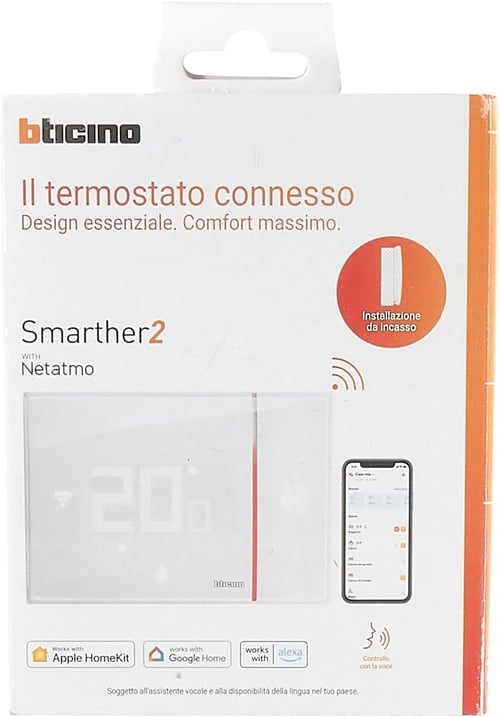 WIFI ТЕРМОСТАТ Smarther2 с Netatmo- BTicino SXM8002