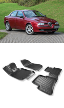 Гумени стелки RizLine съвместими с Alfa Romeo 156 (1997-2007)