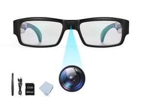 Шпионска камера скрита в очила BANGLIN 32GB 1080P HD Spy Glasses Camera