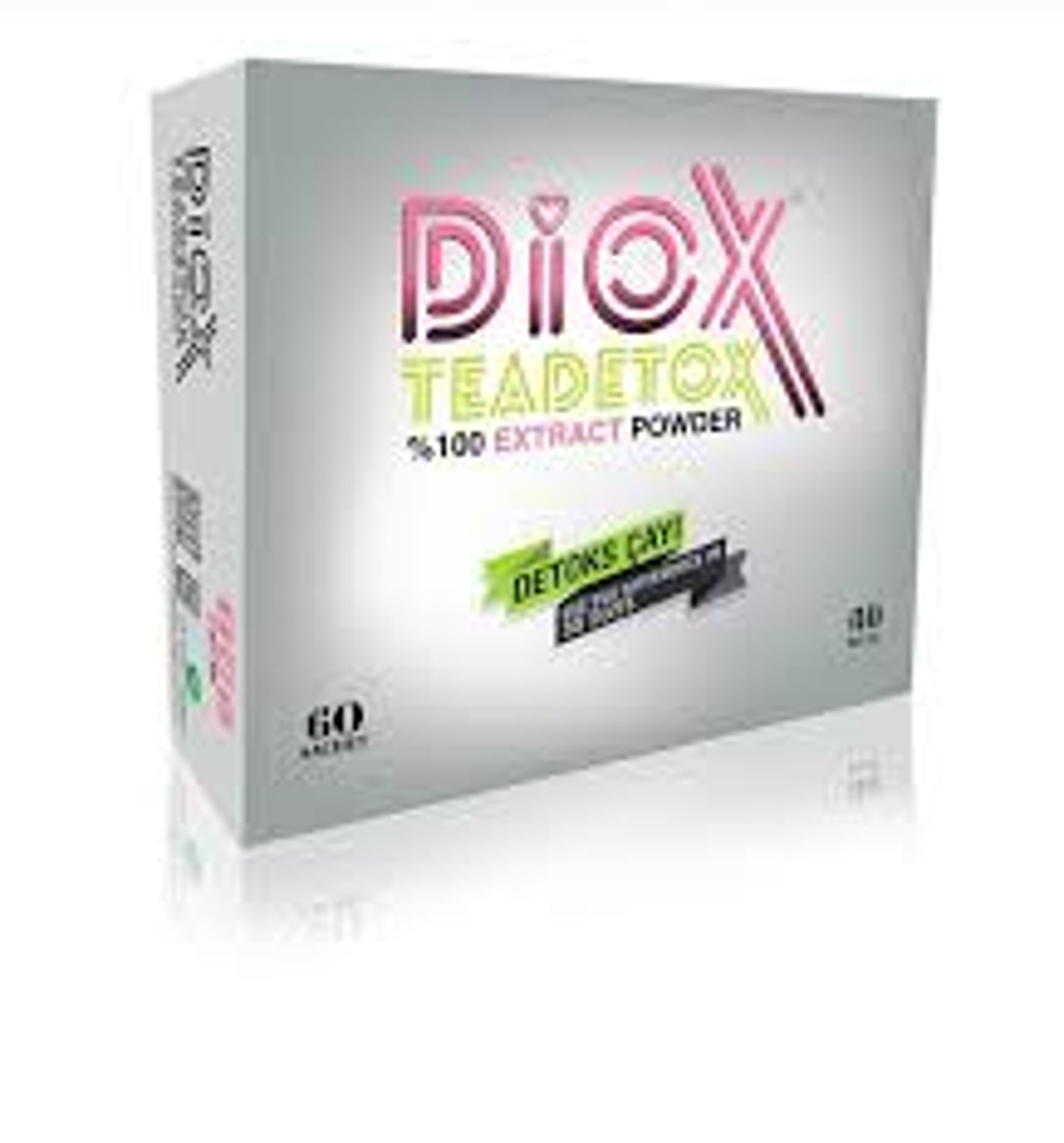 Ефективен чай за отслабване и детоксикция Diox Detox Tea - 60 сашета (За 1 месец)