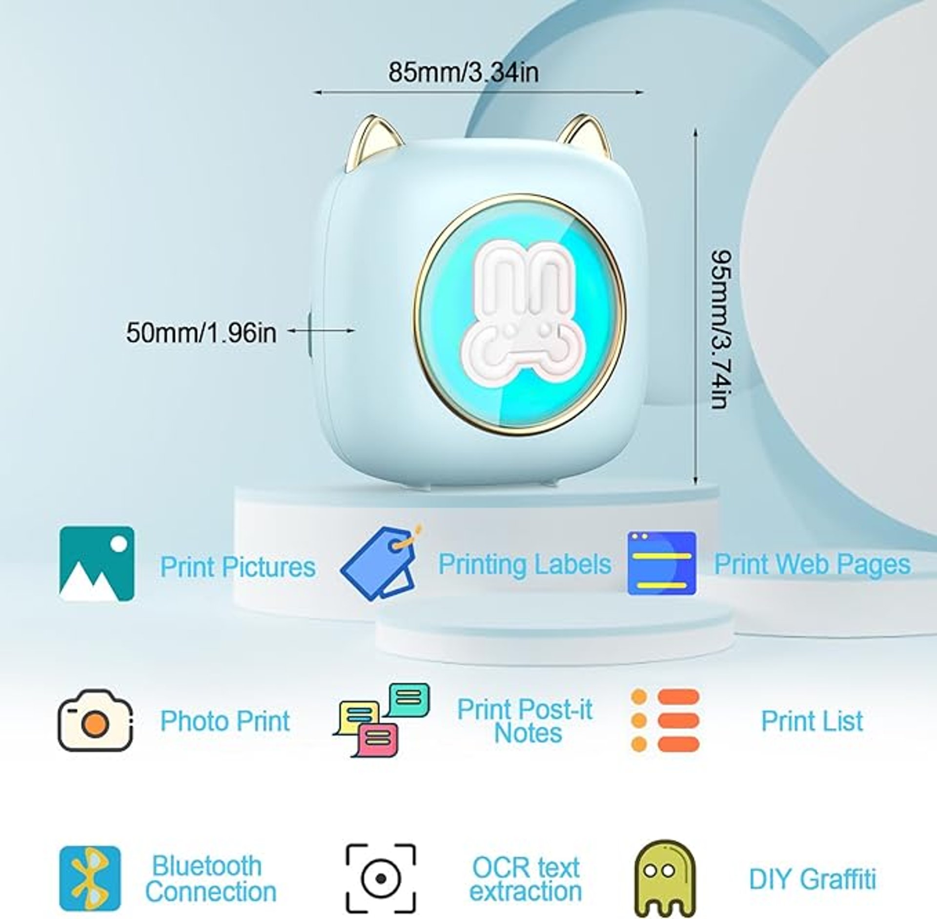 Мини Bluetooth принтер PMP C23