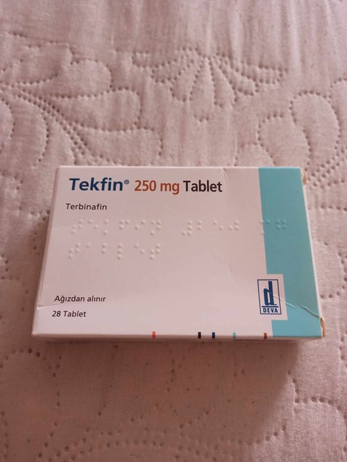 Tekfin 250 mg. 28 таблетки Тербинафин/terbinafin при гъбични инфекции