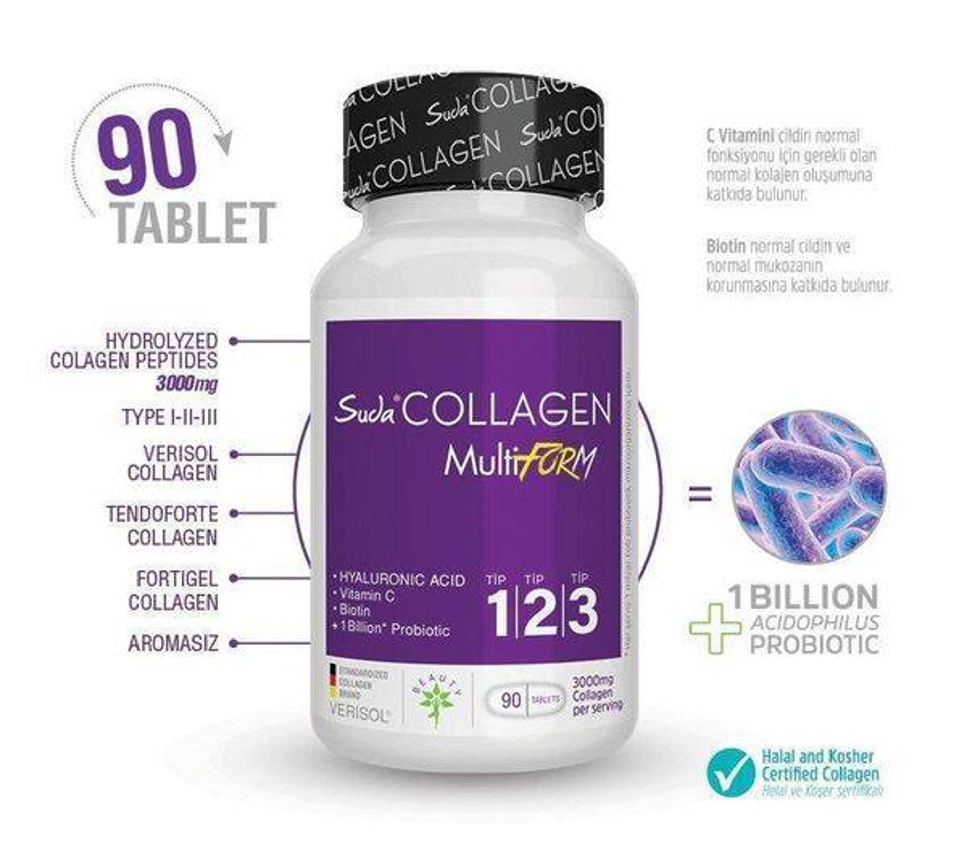 Suda Collagen Multiform 90 таблетки