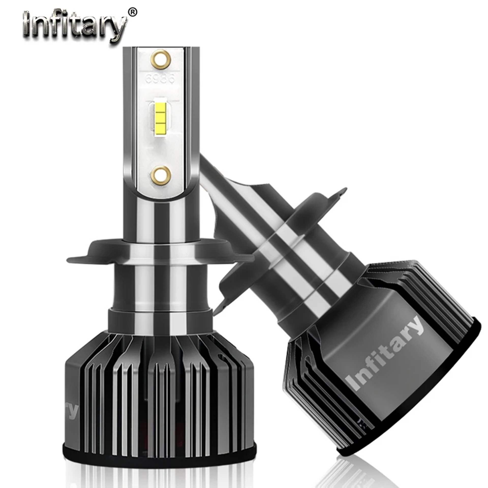 оригинални LED крушки INFITARY H7, H1, H4, HB3 мини