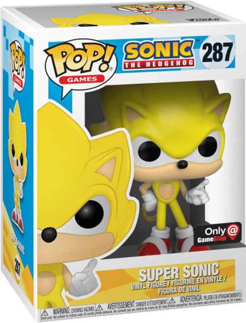 Funko Pop Фигурки Sonic Соник, 287 Super Sonic