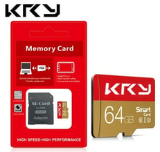 Micro SD Memory Card / TF Карта Памет 64 GBClass 10 + Адаптер