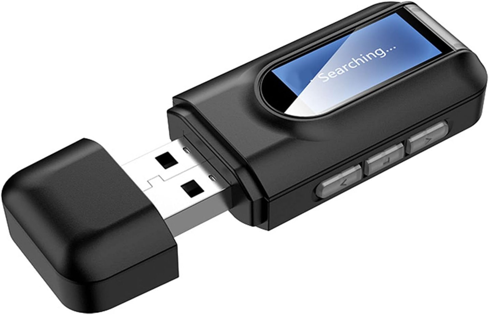 Bluetooth 5.0, 2 в 1 USB преносим аудио адаптер с LCD дисплей