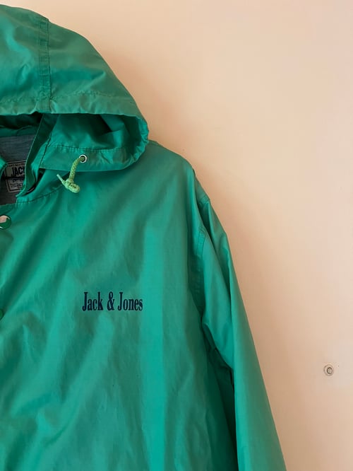 Jack & Jones Пролетно зелено яке с качулка и джобове S размер 💚