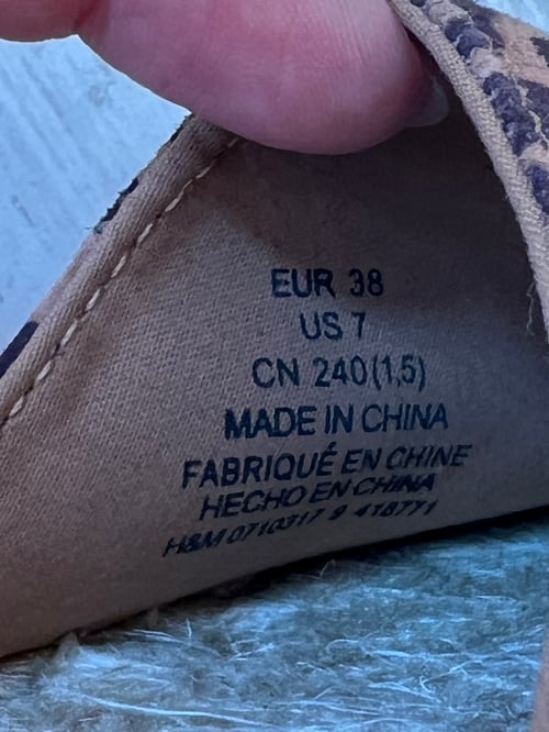 H&M Нови сандали с връзки за глезените 38 номер бохо стил 🖤