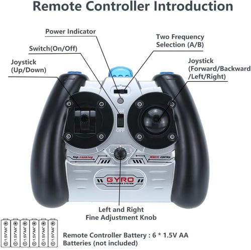 SYMA S107G 3-канален RC хеликоптер с жироскоп, син