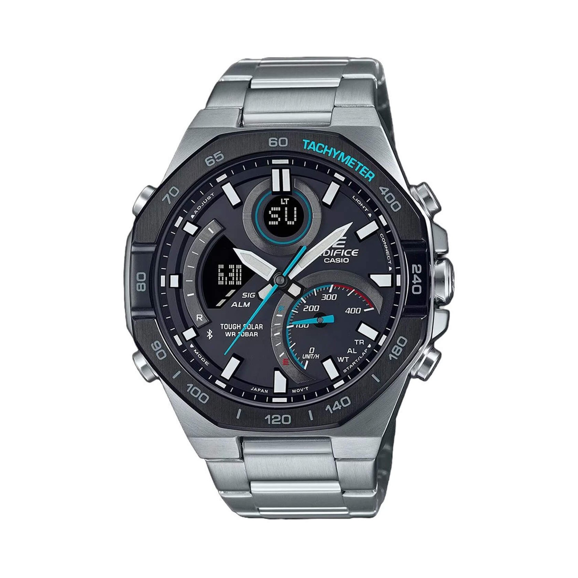 Мъжки часовник Casio Edifice Bluetooth Solar Chronograph ECB-950DB-1AEF