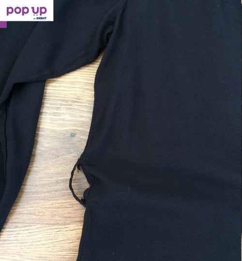 Pieces Класическа черна рокля тип риза