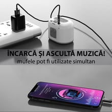 Yesido - Адаптер за аудио кабел (YAU18) - Lightning към USB, жак 3,5 мм - черен