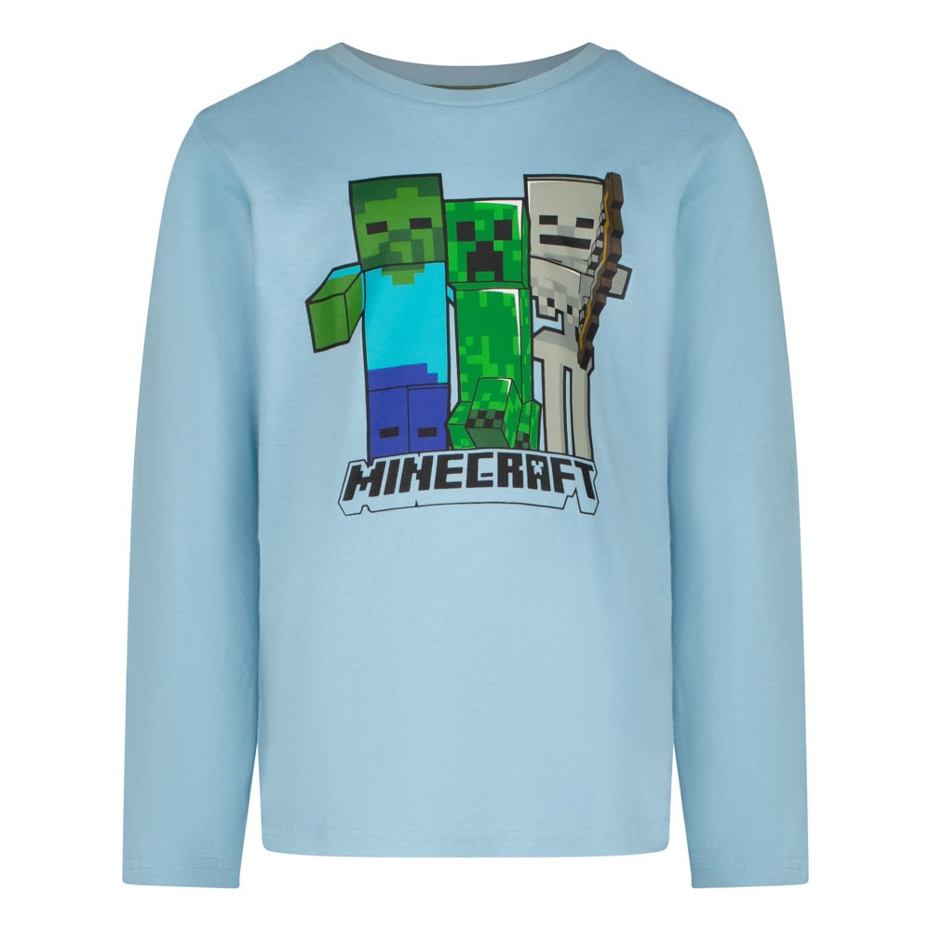 Блуза с дълъг ръкав Minecraft Skins Blue 