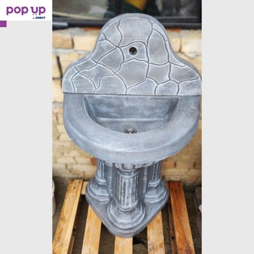 Градинска чешма от бетон “Афродита” за стена дворна външна мивка