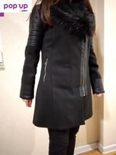 Зимно черно палто