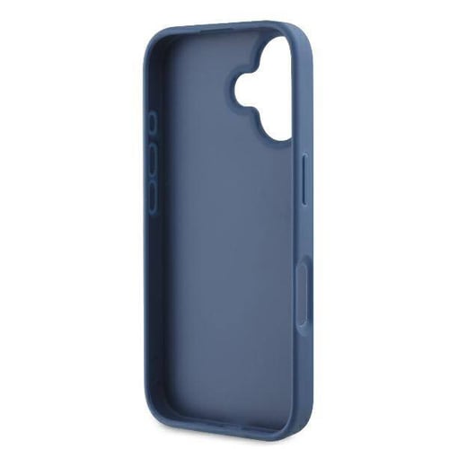 iPhone 16 - Guess Hardcase 4G Bottom Stripe (GUHCP16SG4GLBL) - син