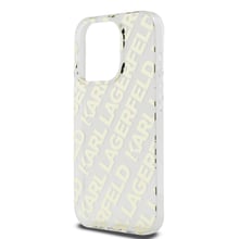 iPhone 16 Pro Max - Калъф - Guess Hardcase 4G Printed Stripes MagSafe (GUHMP16XP4RPSW) - Кафяв