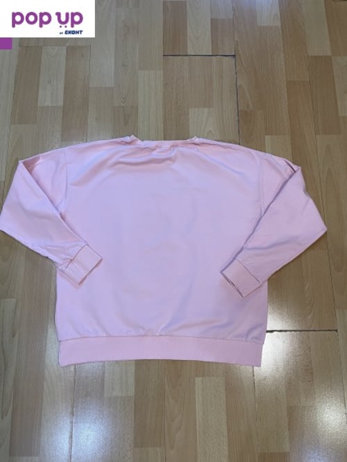 Розова блуза със сиви мотиви