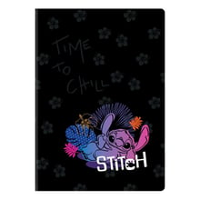 Тетрадка A5 60 л квадр.  -  3 - STITCH Black - Time to Chill