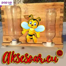 PVC Автоматична поилка хранилка за хранене и поене на пчели в кошер за вода и сироп за пчеларство