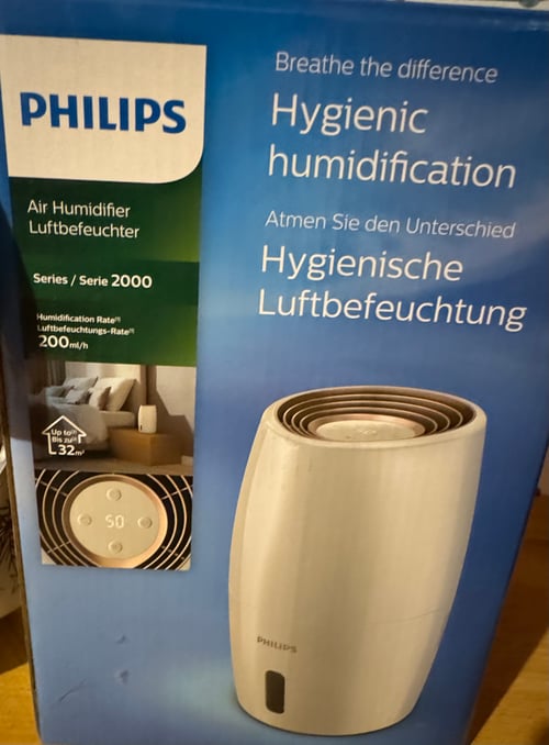 Овлажнител за въздух Philips HU2716/10 Series 2000, с технология NanoCloud