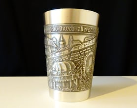 Западно Германска чаша,халба от калай Нюнрнберг.