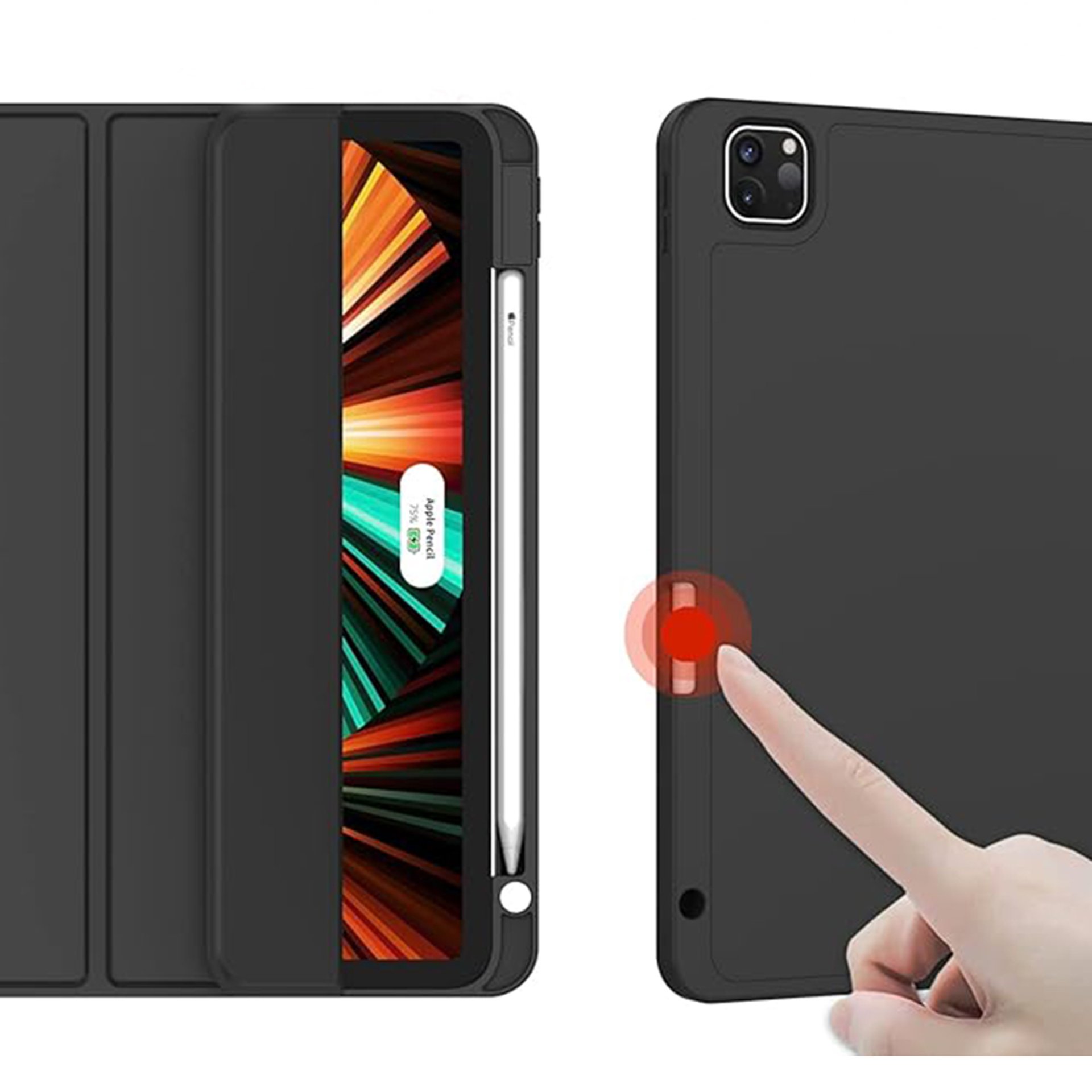 Кейс за Xiaomi Pad 6 / Pad 6 Pro - Techsuit Flex Trifold - Сив