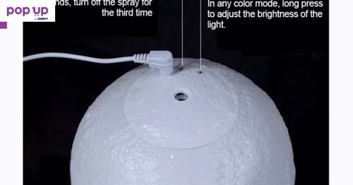 3D нощна лампа Луна+Арома дифузер 880ml+Овлажнител на въздуха 3 в 1