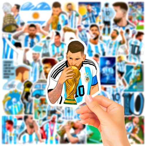 Водоустойчиви стикери 50х бр -Leo Messi/Лео Меси/Футбол