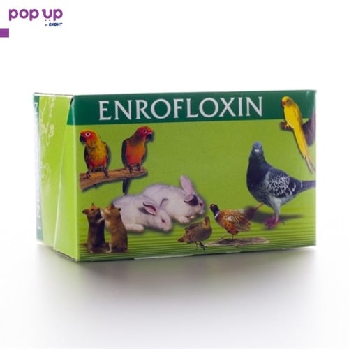Енрофлоксин 15 mg-антимикробно действие за кучета,котки,гълъби