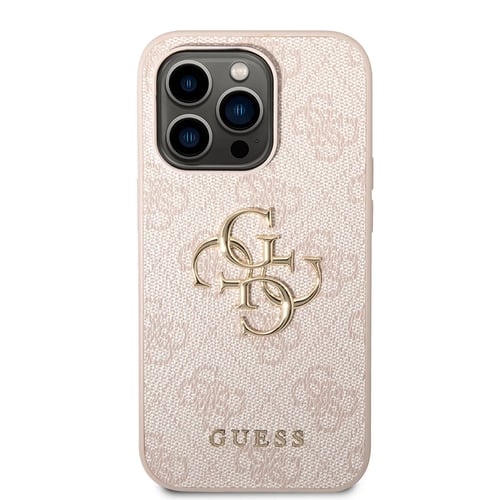 iPhone 15 Pro Max - Guess Hardcase 4G Big Metal Logo (GUHCP15X4X4GMGPI) - Розов