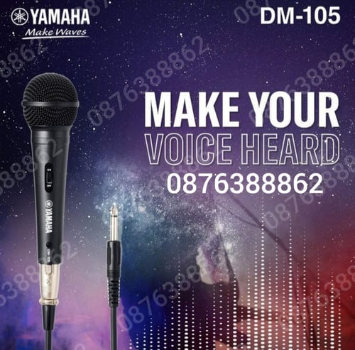 Професионален студиен вокален жичен микрофон YAMAHA DM-105