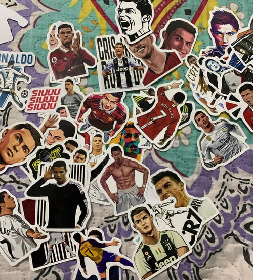 Стикери за декорация 50х - Cristiano Ronaldo/Кристиано Роналдо/Футбол