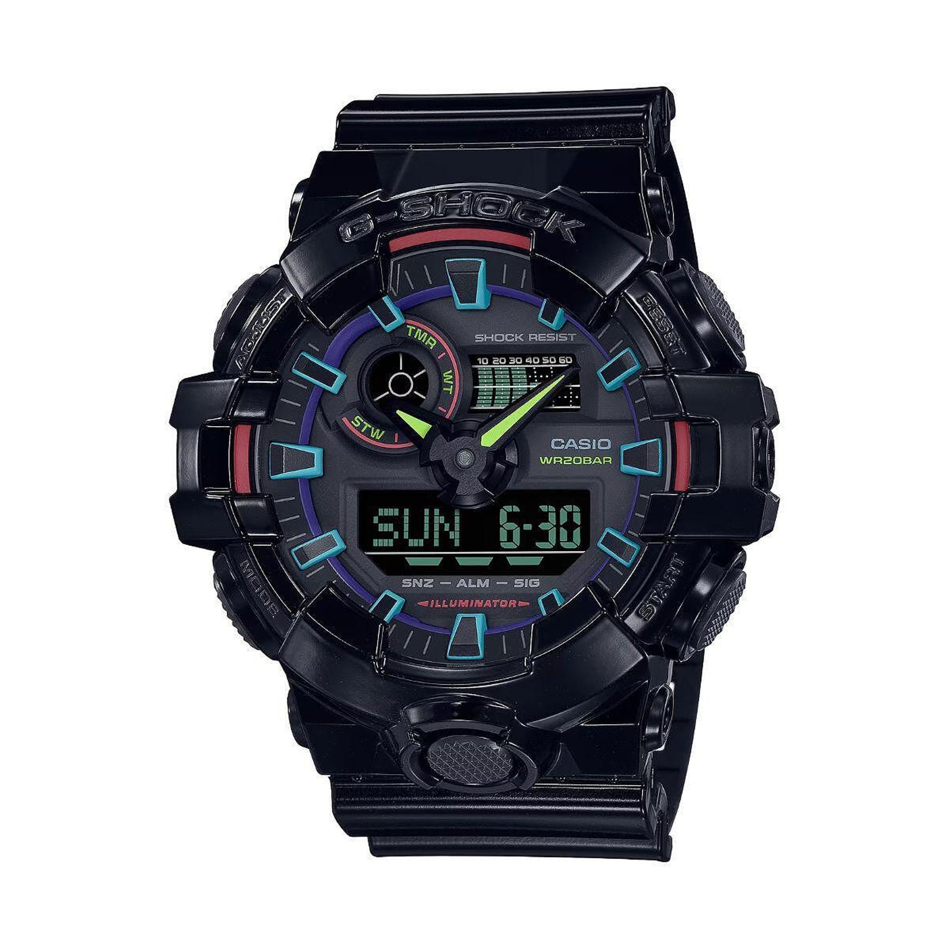 Часовник Casio G-SHOCK - GA-700RGB-1AER