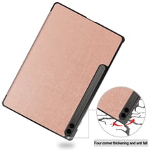 Husa pentru Samsung Galaxy Tab S9 Plus / S9 FE Plus - Techsuit FoldPro - Rose Gold