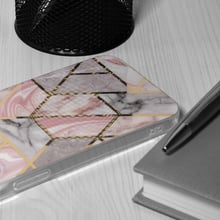 Techsuit - Marble Series - iPhone 13 Pro - Pink Hex